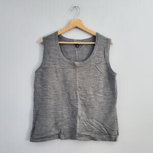 East 5th Gray Sleeveless Round Neck Lightweight Sweater XL